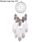 Handmade Feather Dream Catcher Hanging Decor
