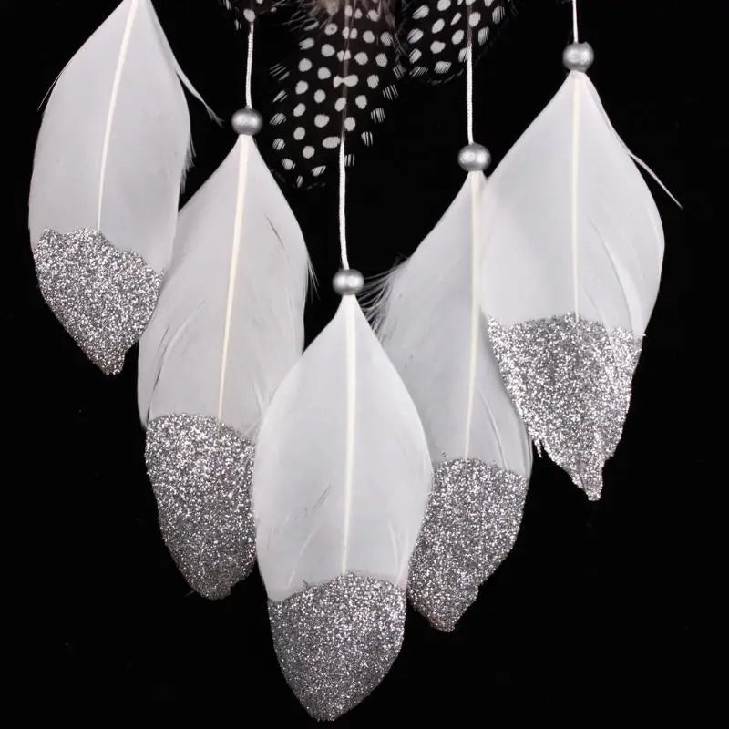 Handmade Feather Dream Catcher Hanging Decor