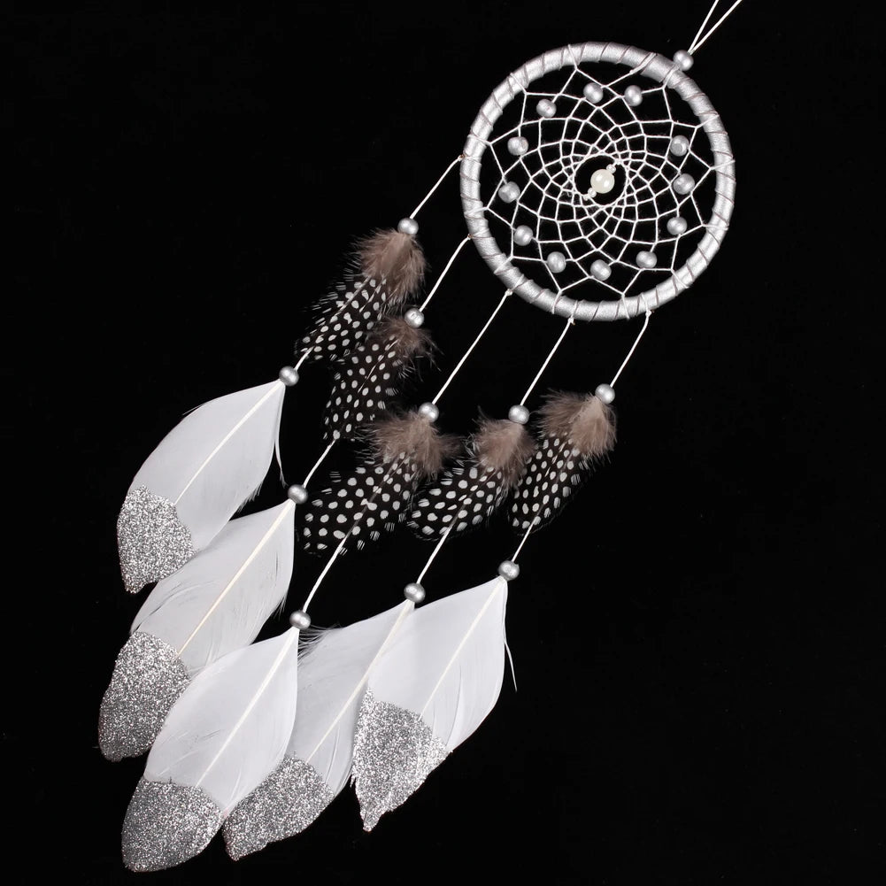 Handmade Feather Dream Catcher Hanging Decor
