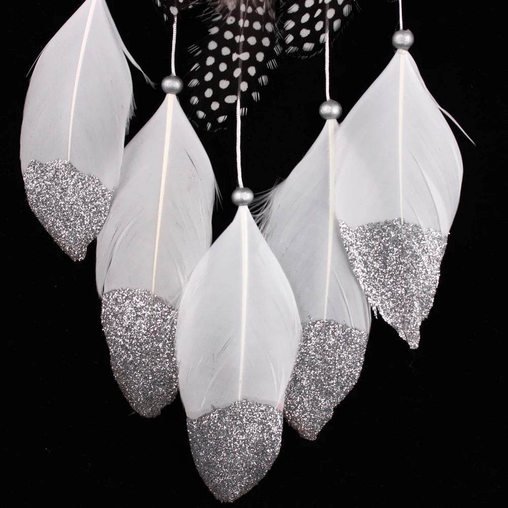 Handmade Feather Dream Catcher Hanging Decor