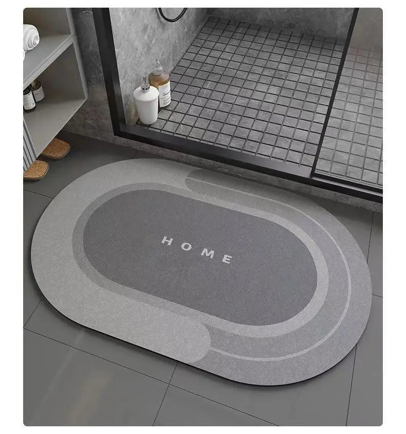 Quick-Dry Anti-Slip Bathroom Floor Mat