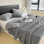 Thick Striped Multi-Purpose Blanket