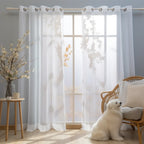 White Sheer Curtains