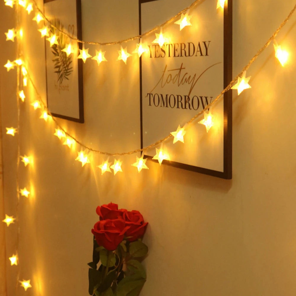 LED Star Fairy String Lights
