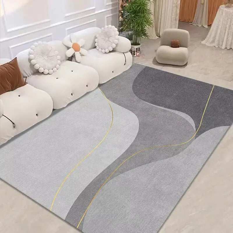 Modern Minimalist Washable Area Rug