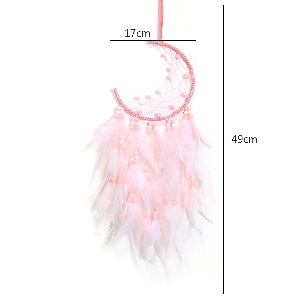 Handmade Feather Dream Catcher Hanging Decor