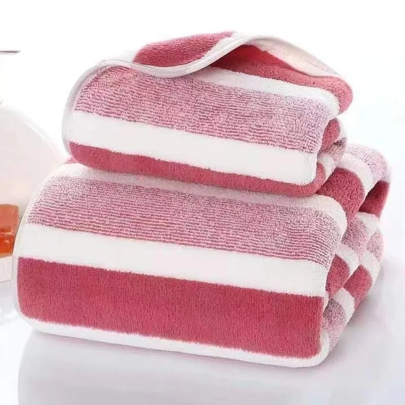 Coral Fleece Bath Towel (Soft & Absorbent)