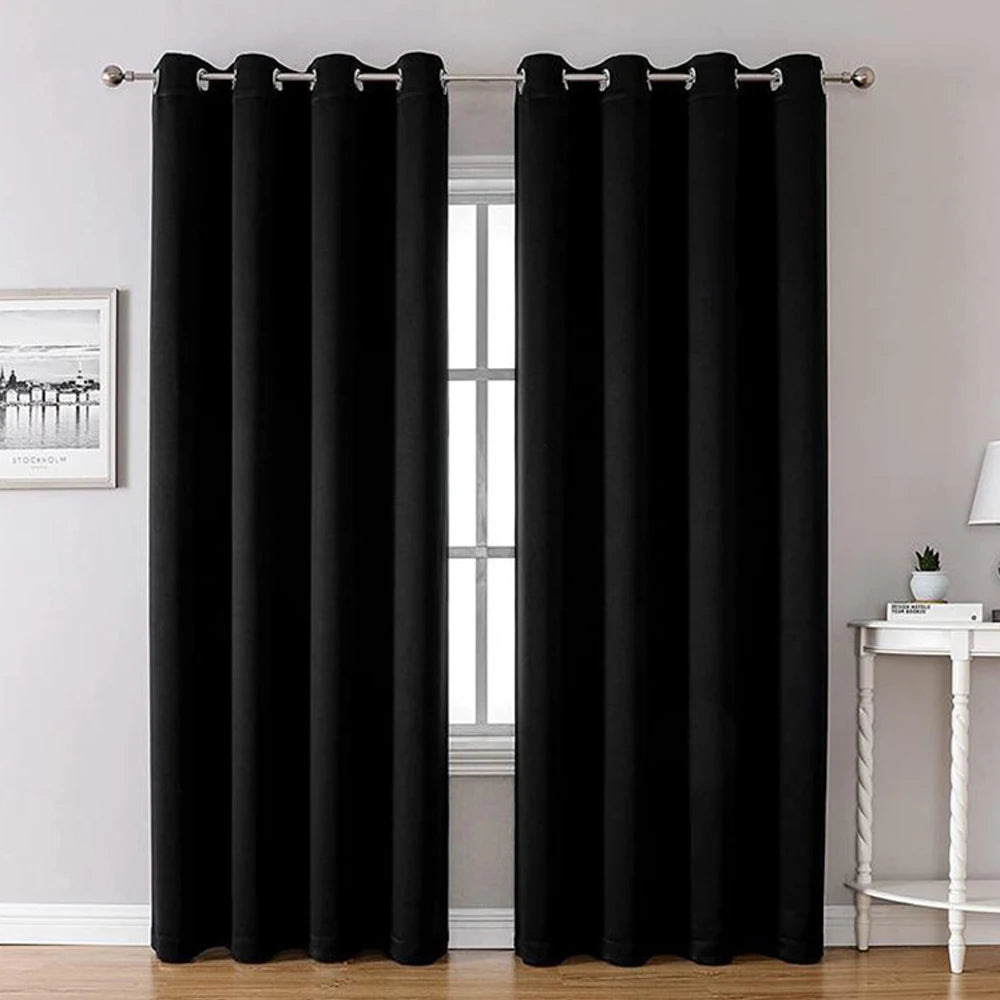 Blackout Thermal Curtains with Noise Reduction