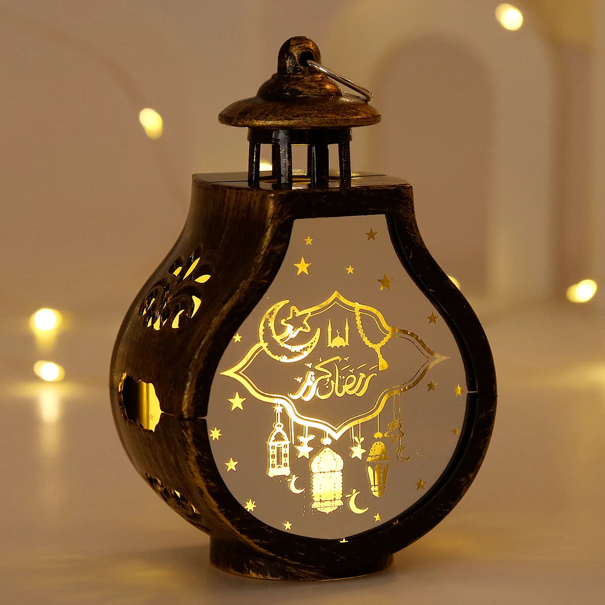 LED Star Moon Ramadan Lantern Lamp