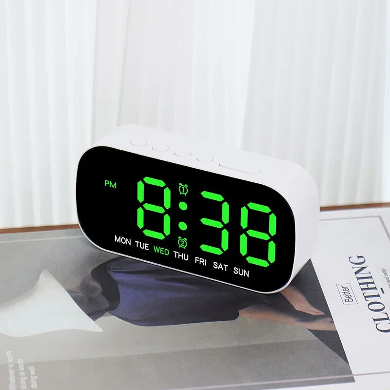 USB LED Digital Alarm Clock