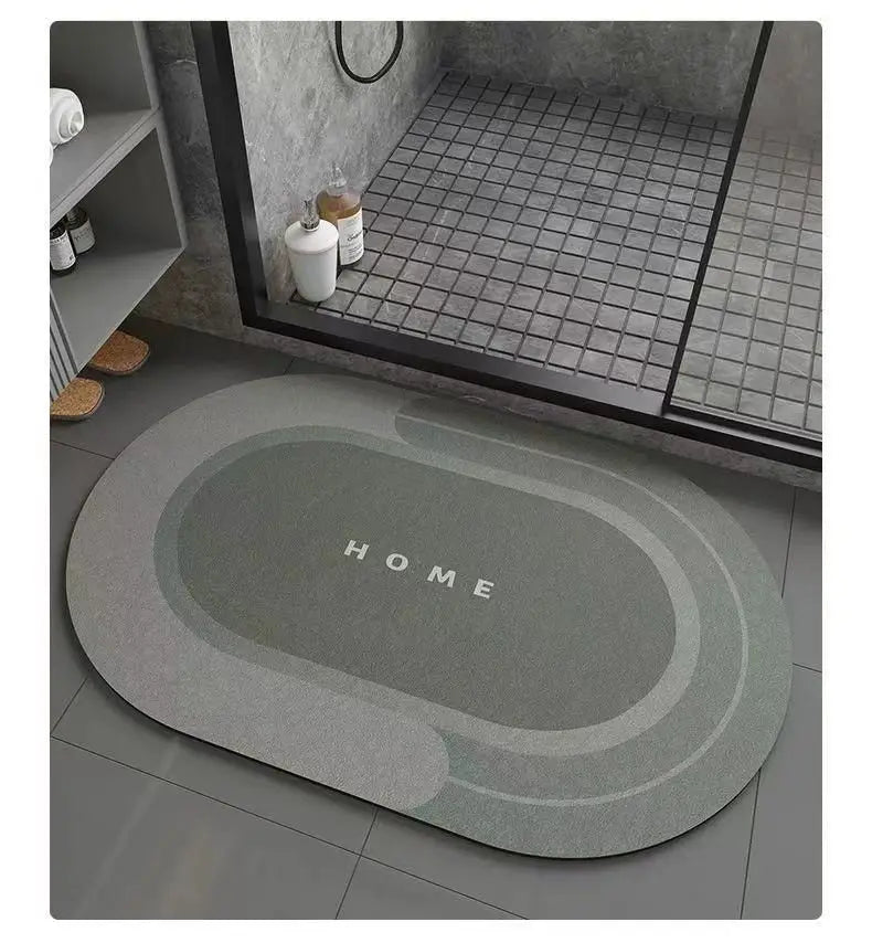 Quick-Dry Anti-Slip Bathroom Floor Mat