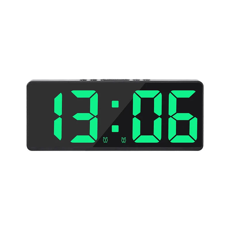 Voice Control LED Digital Alarm Clock