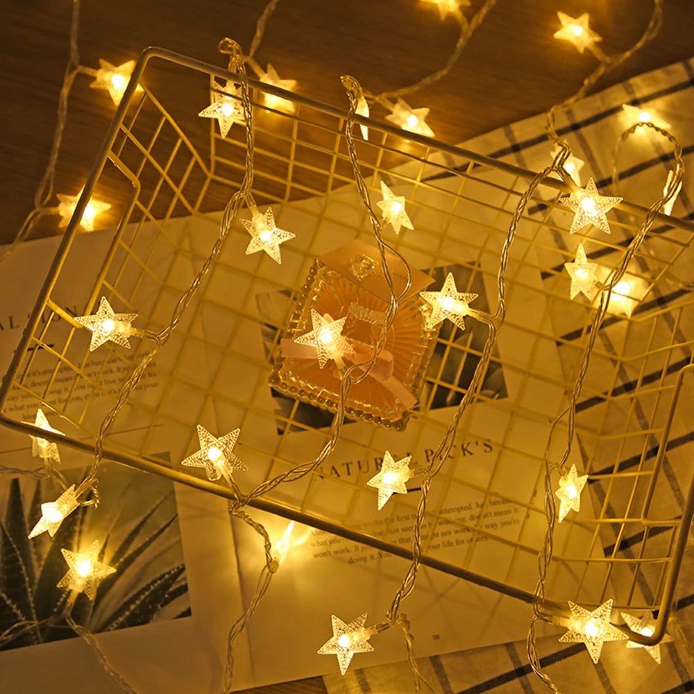 LED Star Fairy String Lights