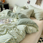 Plaid Duvet Cover (Skin-Friendly, Double-Sided)