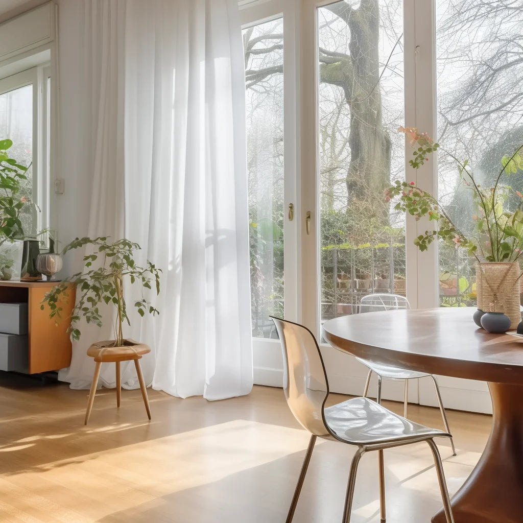 White Sheer Curtains