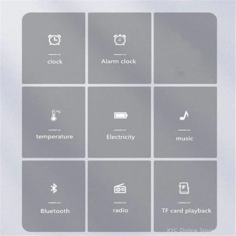 Mini Bluetooth Speaker Alarm Clock