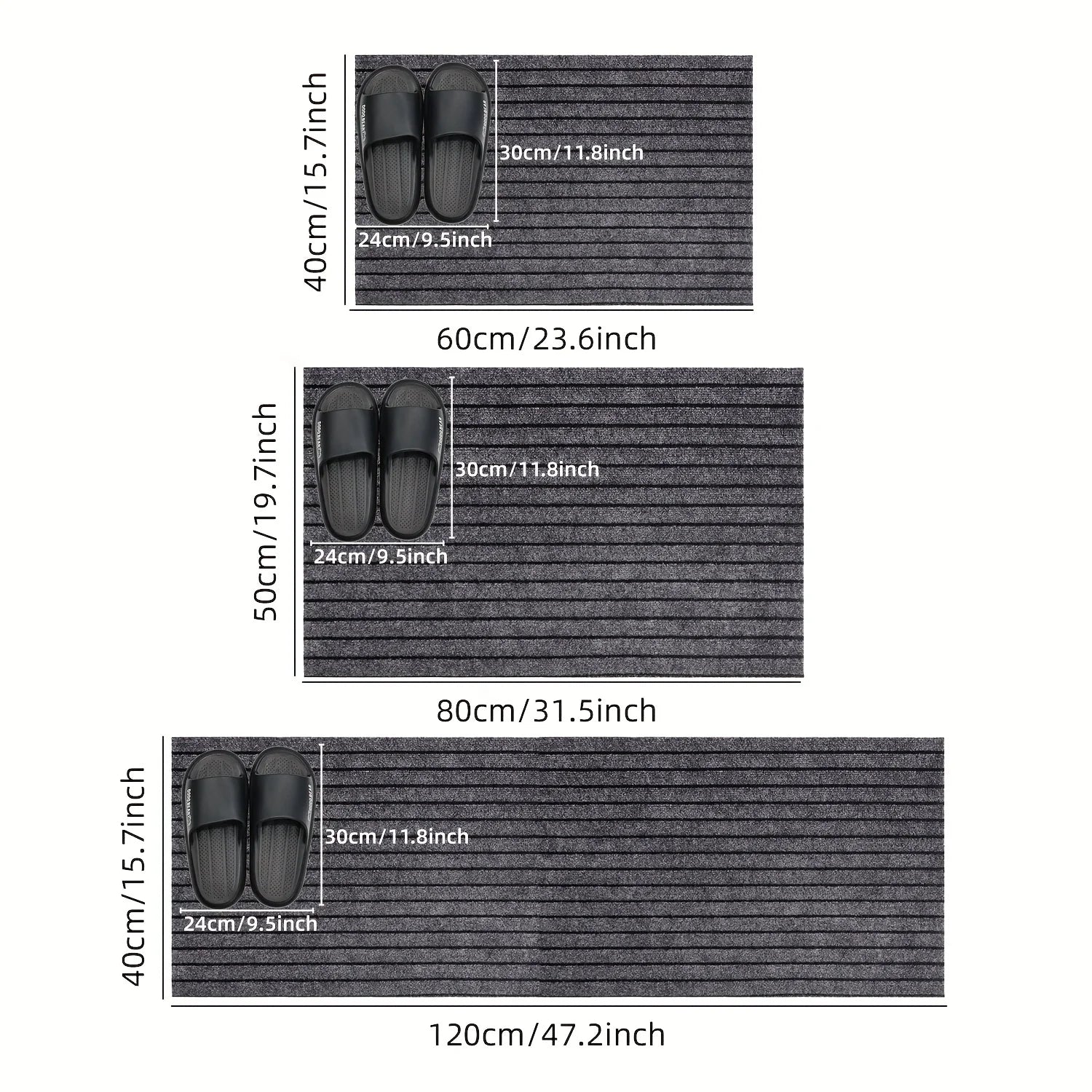 Modern Non-Slip Square Floor Mat