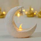 LED Star Moon Ramadan Candle Lamp