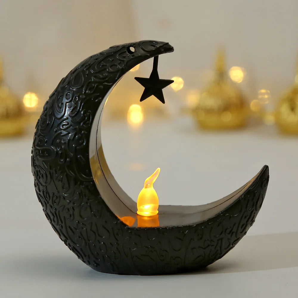 LED Star Moon Ramadan Lantern Lamp