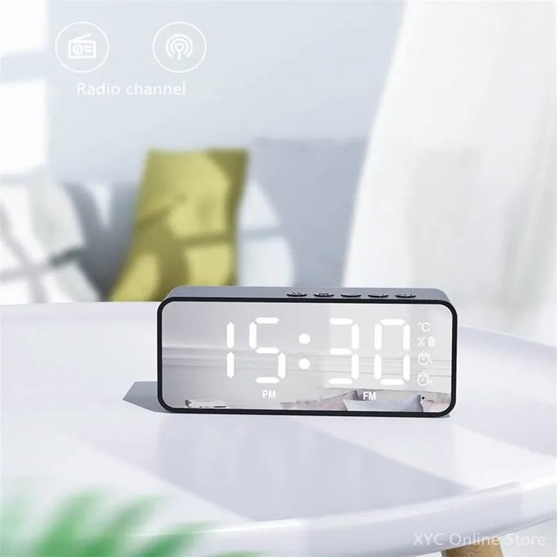 Mini Bluetooth Speaker Alarm Clock