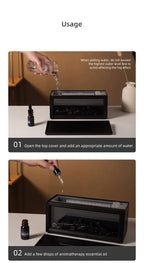 Fireplace Flame Aroma Diffuser Humidifier