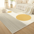 French Cream Non-Slip Area Rug