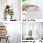 White Sheer Curtains
