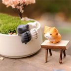 Cartoon Lucky Cat Miniature Set (6pcs)