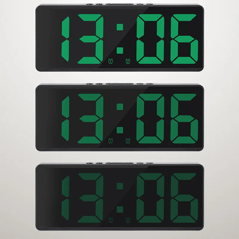 Voice Control LED Digital Alarm Clock