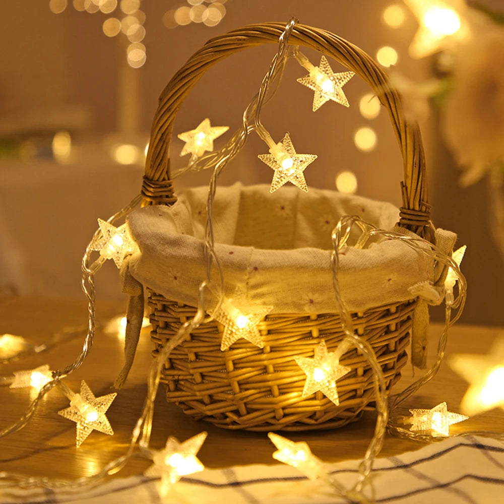 LED Star Fairy String Lights