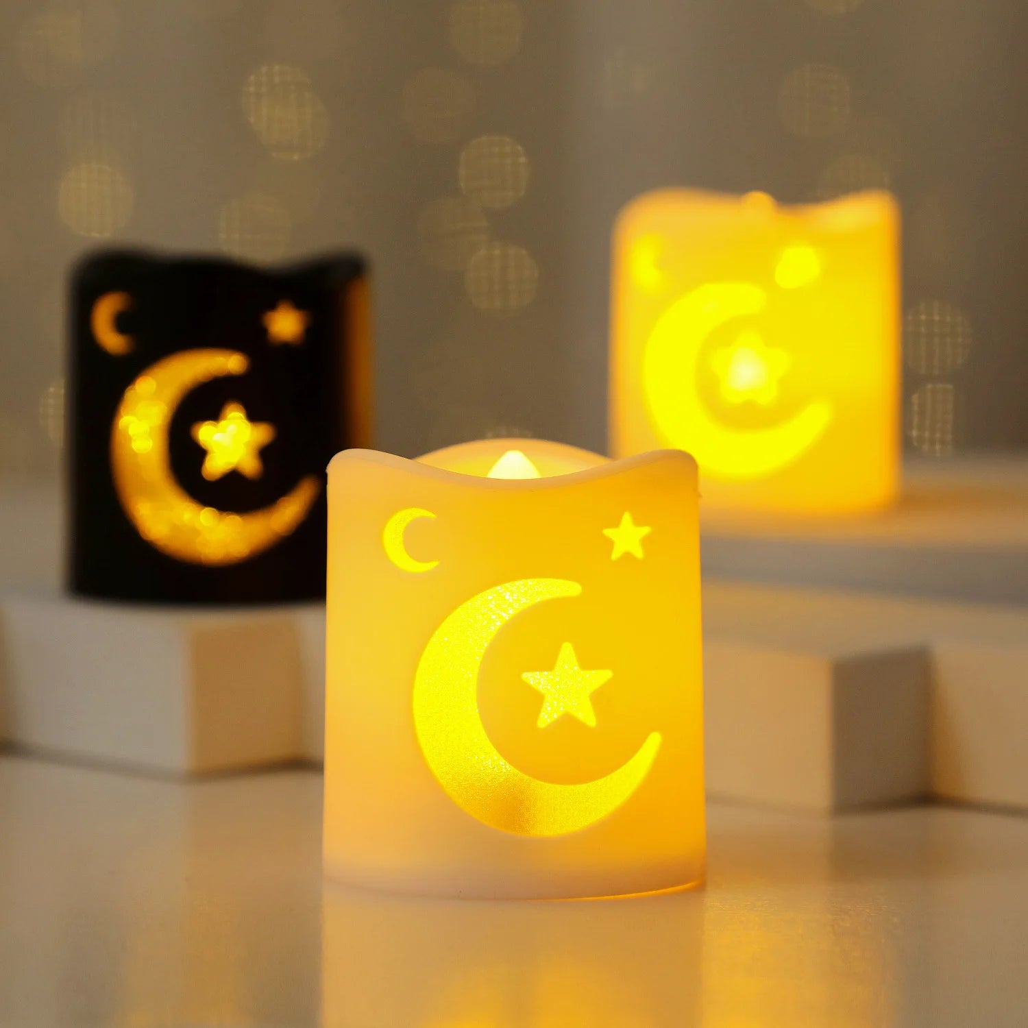 LED Star Moon Ramadan Lantern Lamp