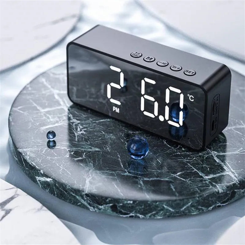 Mini Bluetooth Speaker Alarm Clock