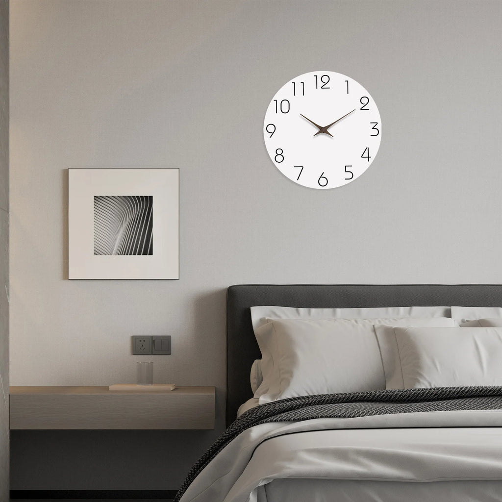 Modern Wooden Silent Wall Clock