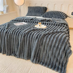 Thick Striped Multi-Purpose Blanket