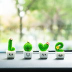 4-Piece Love & Cactus Figurine Set