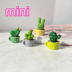 4-Piece Love & Cactus Figurine Set