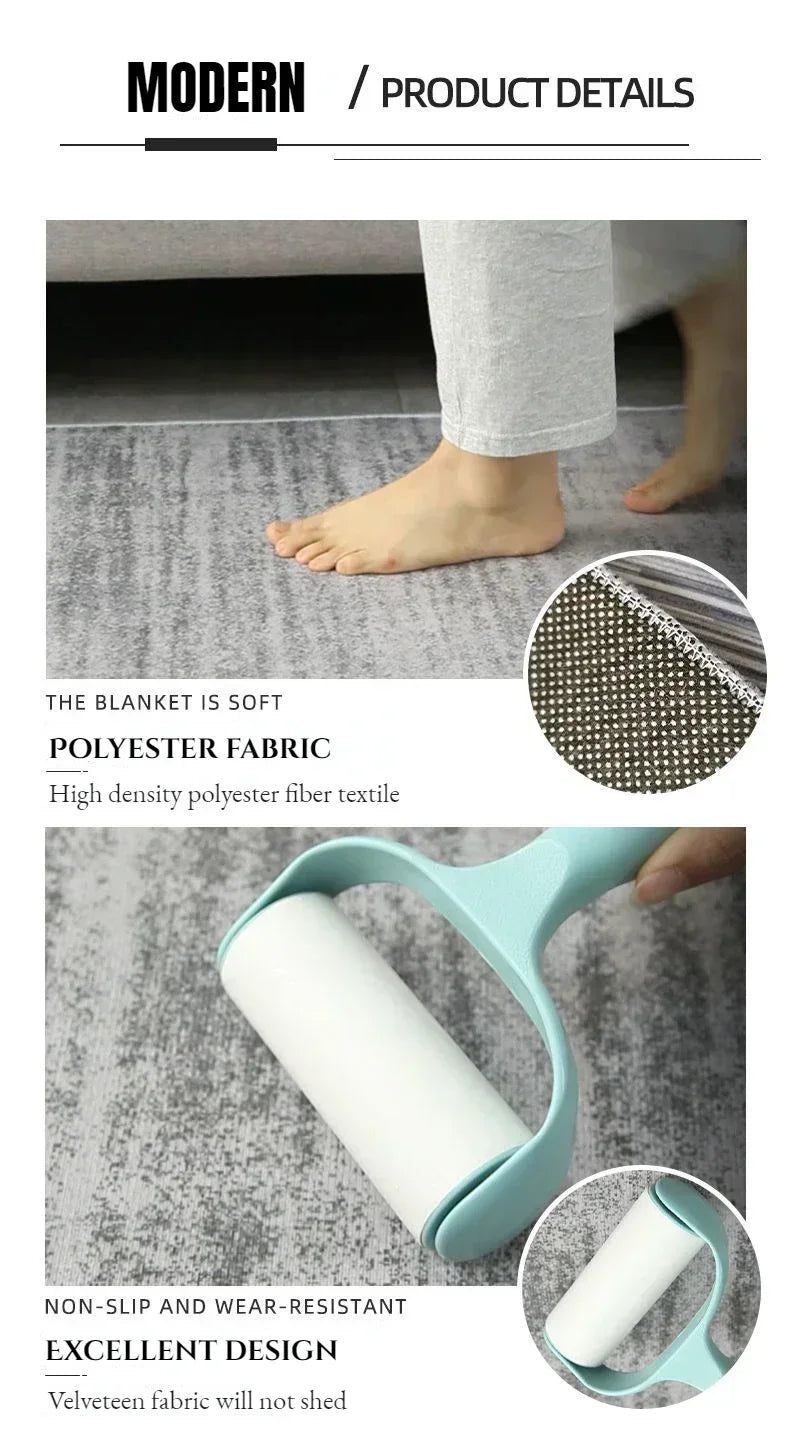 Modern Minimalist Washable Area Rug