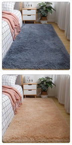 Nordic Tie-Dye Long Pile Area Rug