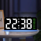 USB LED Alarm Clock with Mood Light