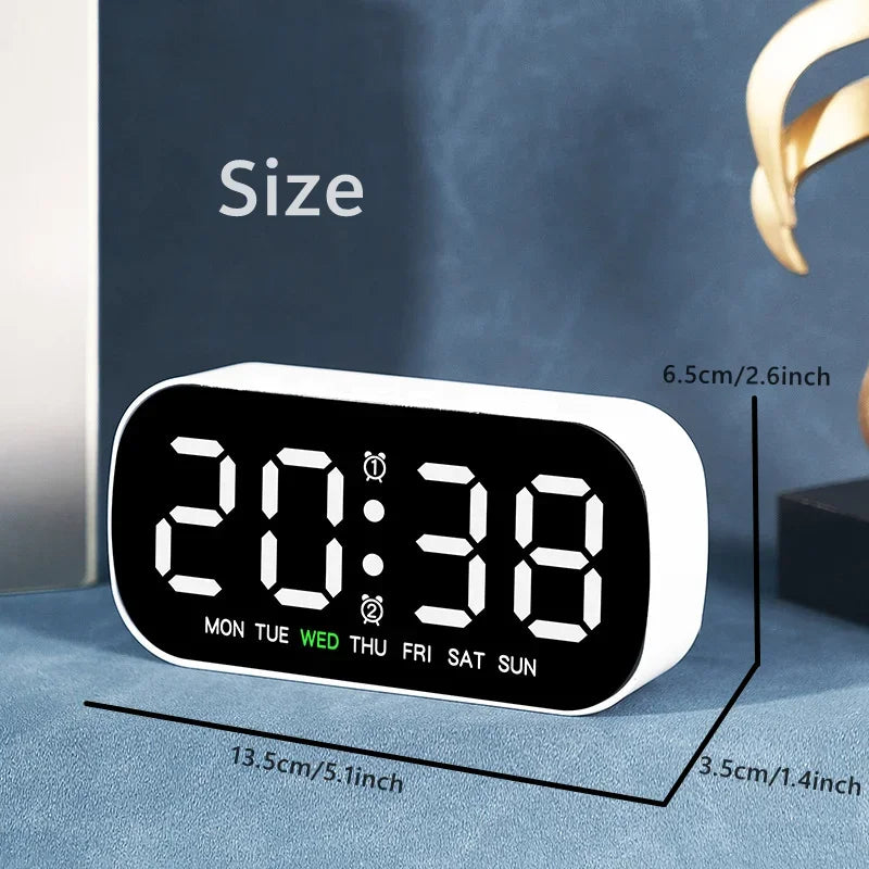 USB LED Digital Alarm Clock