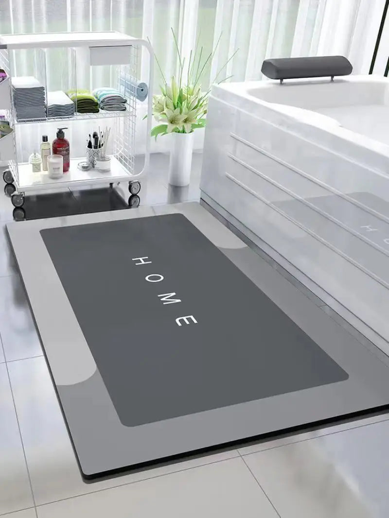 Quick-Dry Anti-Slip Bathroom Floor Mat