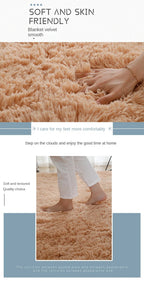 Nordic Tie-Dye Long Pile Area Rug