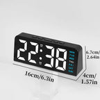USB LED Alarm Clock with Mood Light