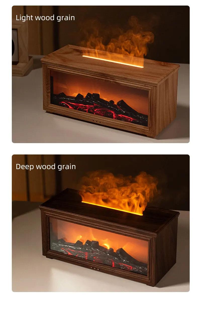 Fireplace Flame Aroma Diffuser Humidifier