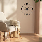 Frameless DIY Wall Clock Sticker
