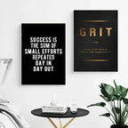 Motivational Quote Canvas Wall Art