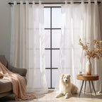 White Sheer Curtains