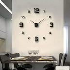 Frameless DIY Wall Clock Sticker