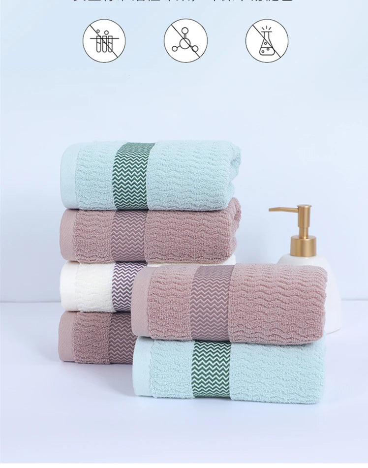 2-Pack Thick Cotton Absorbent Towels