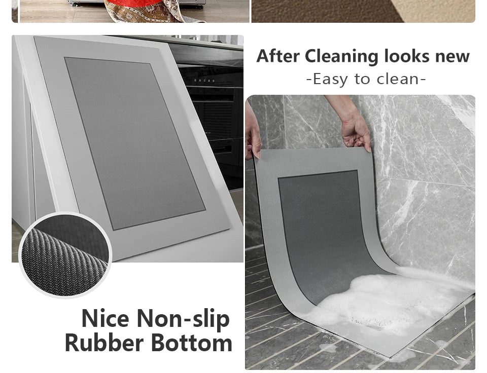 Quick-Dry Anti-Slip Bathroom Rug